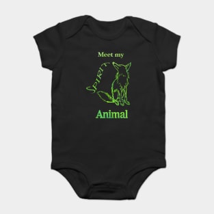 Meet my Spirit Animal  - Fox Baby Bodysuit